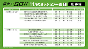 2023年11月ミッション一覧